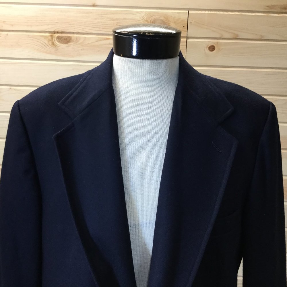Pendleton Navy Blue Blazer 46L 2 button